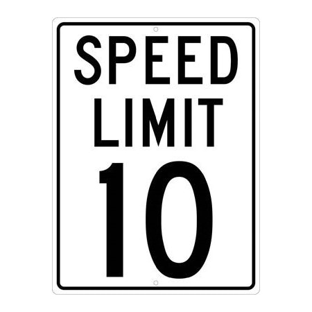 Nmc Speed Limit 10 Sign, TM18K TM18K